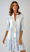 Marlene | Women's Bohemian Floral Print Dress With V Neck