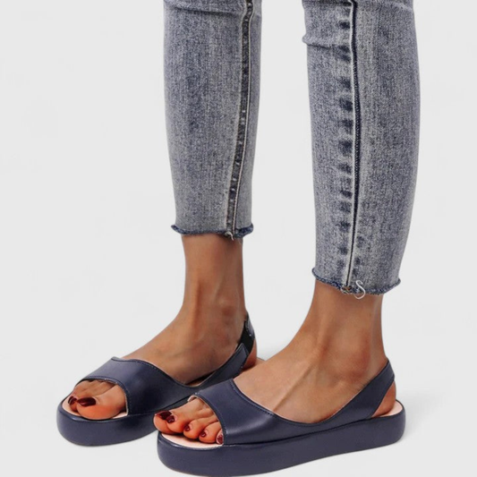 Elvessa | Women Platform Slingback Sandals with Open Toe Design