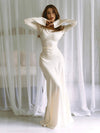 Marceline | Long sleeve maxi dress with flowing silhouette