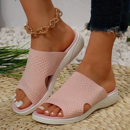 Selah | Women's slip on orthopedic sandals with knit upper
