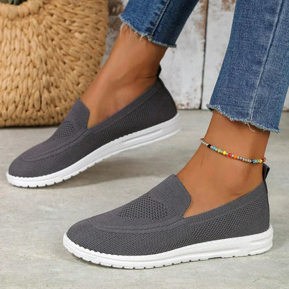 Presley | Women's slip on walking sneakers with breathable knit