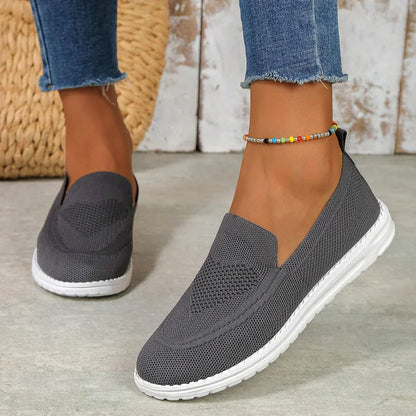 Presley | Women's slip on walking sneakers with breathable knit