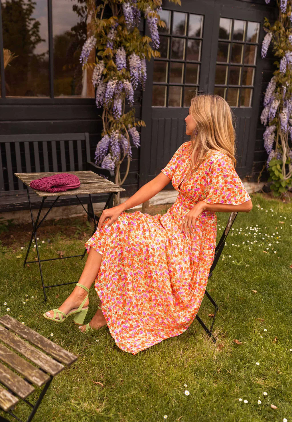 Zelda | Women’s floral print maxi dress with flowy fit