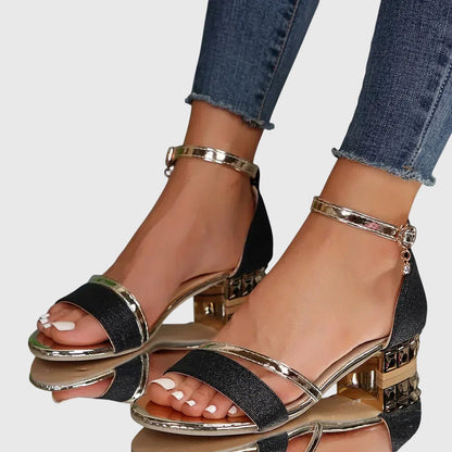 Primrose | Women’s block heel sandals with open toe design
