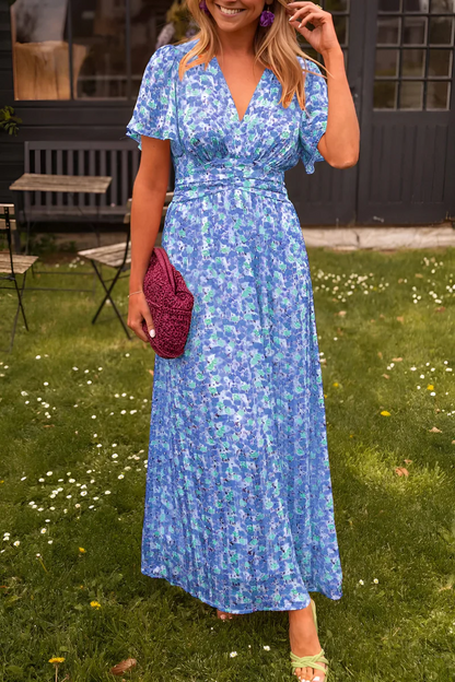 Zelda | Women’s floral print maxi dress with flowy fit