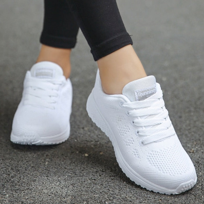 Ramona | Women's casual walking sneakers with lace up