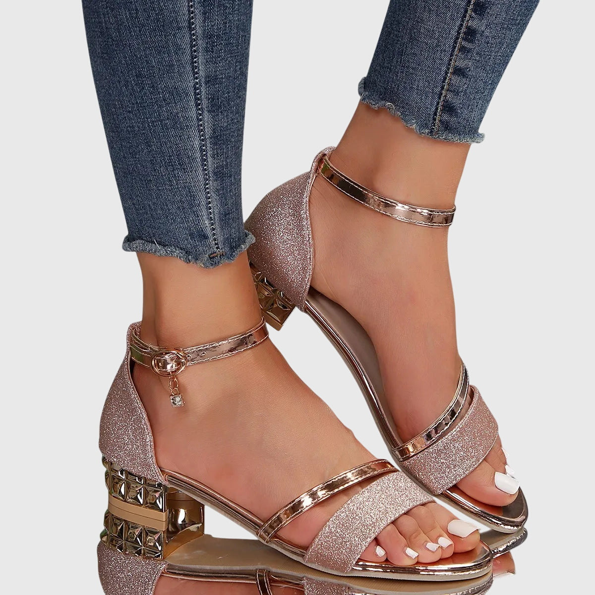 Primrose | Women’s block heel sandals with open toe design