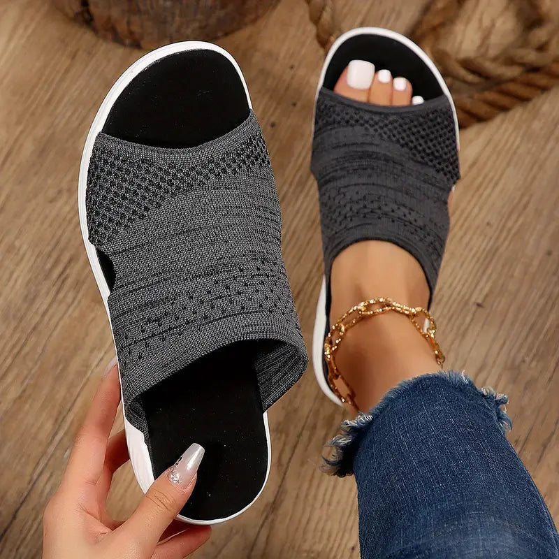 Selah | Women's slip on orthopedic sandals with knit upper
