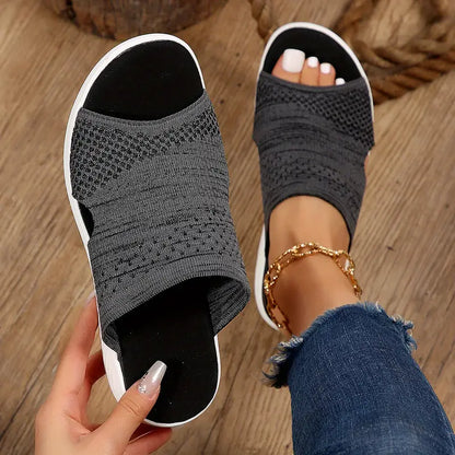 Selah | Women's slip on orthopedic sandals with knit upper