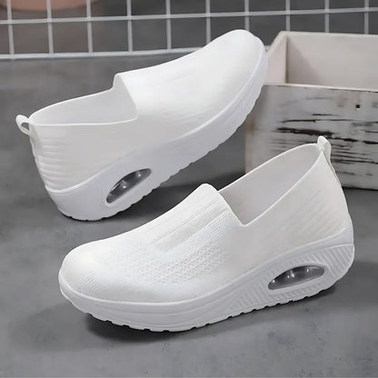 Elvona | Orthopedic Slip On Sneakers with Cushioned Breathable Sole