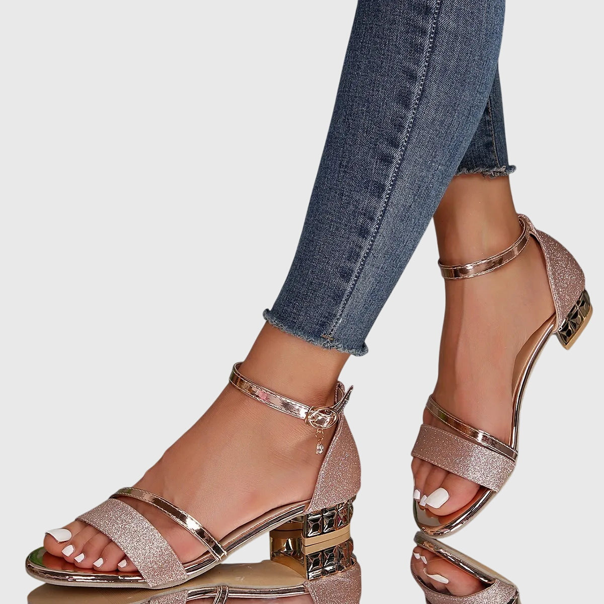 Primrose | Women’s block heel sandals with open toe design