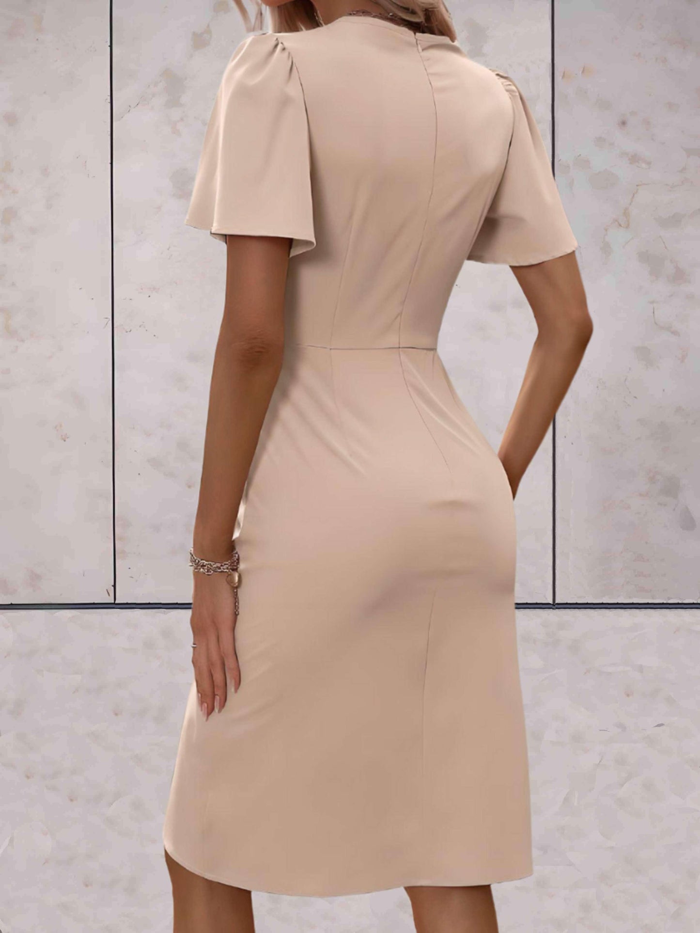 Octavia | Women’s Elegant Wrap Dress With V Neck