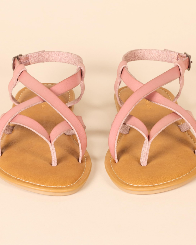 Vanessa | Women’s Strap Sandals With Toe Ring Ankle Strap