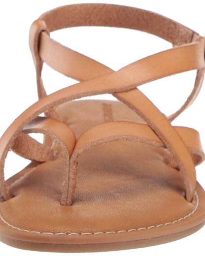 Vanessa | Women’s Strap Sandals With Toe Ring Ankle Strap