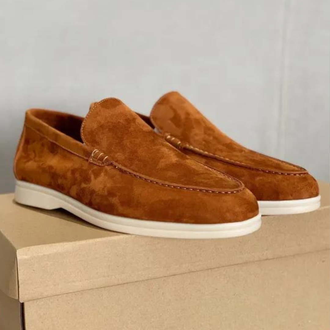 Velaro | Luxe Suede Loafers with Slip On Design and Comfortable Fit