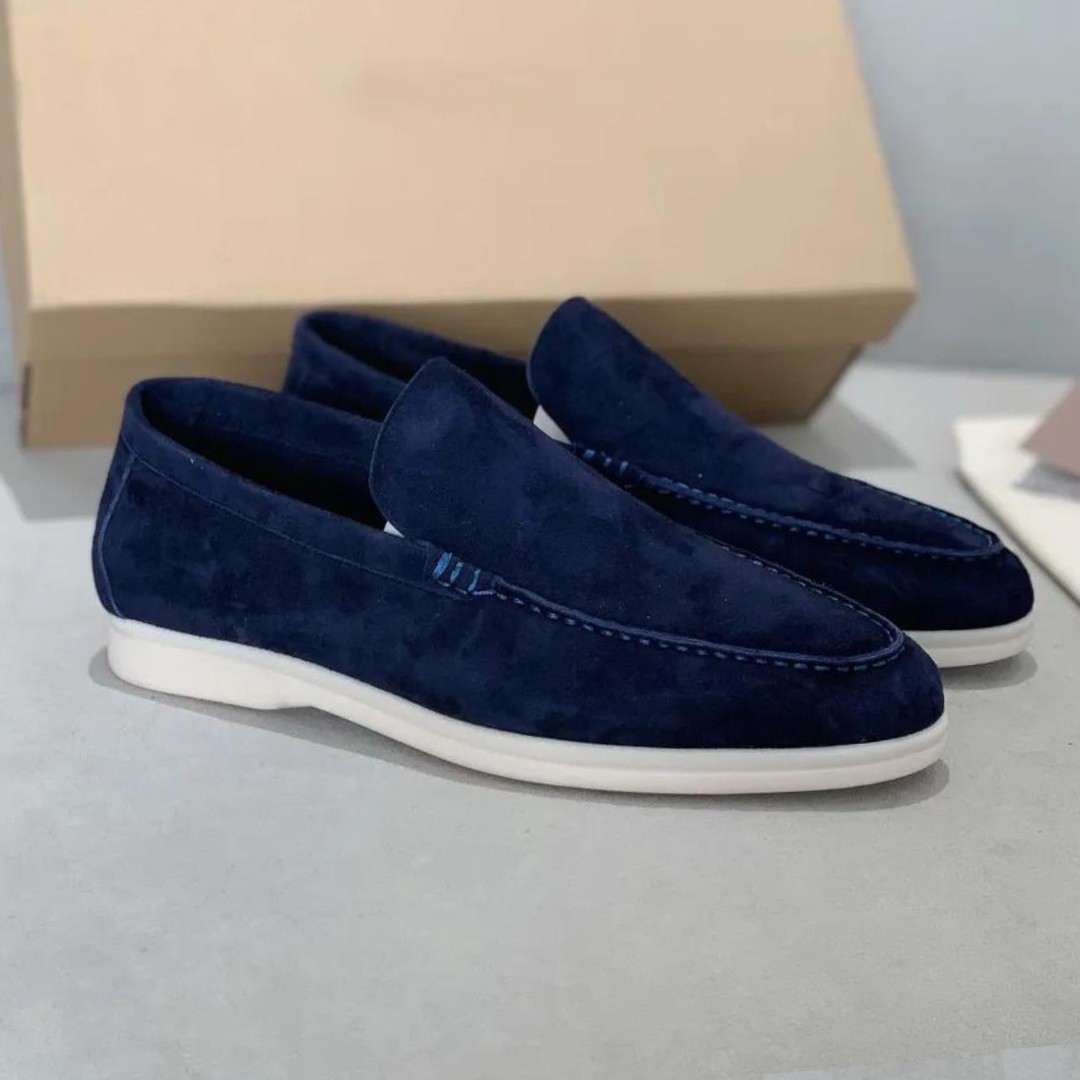 Velaro | Luxe Suede Loafers with Slip On Design and Comfortable Fit