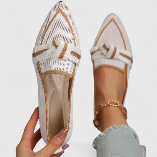 Fleira | Women Orthopedic Pointed Toe Knot Loafers