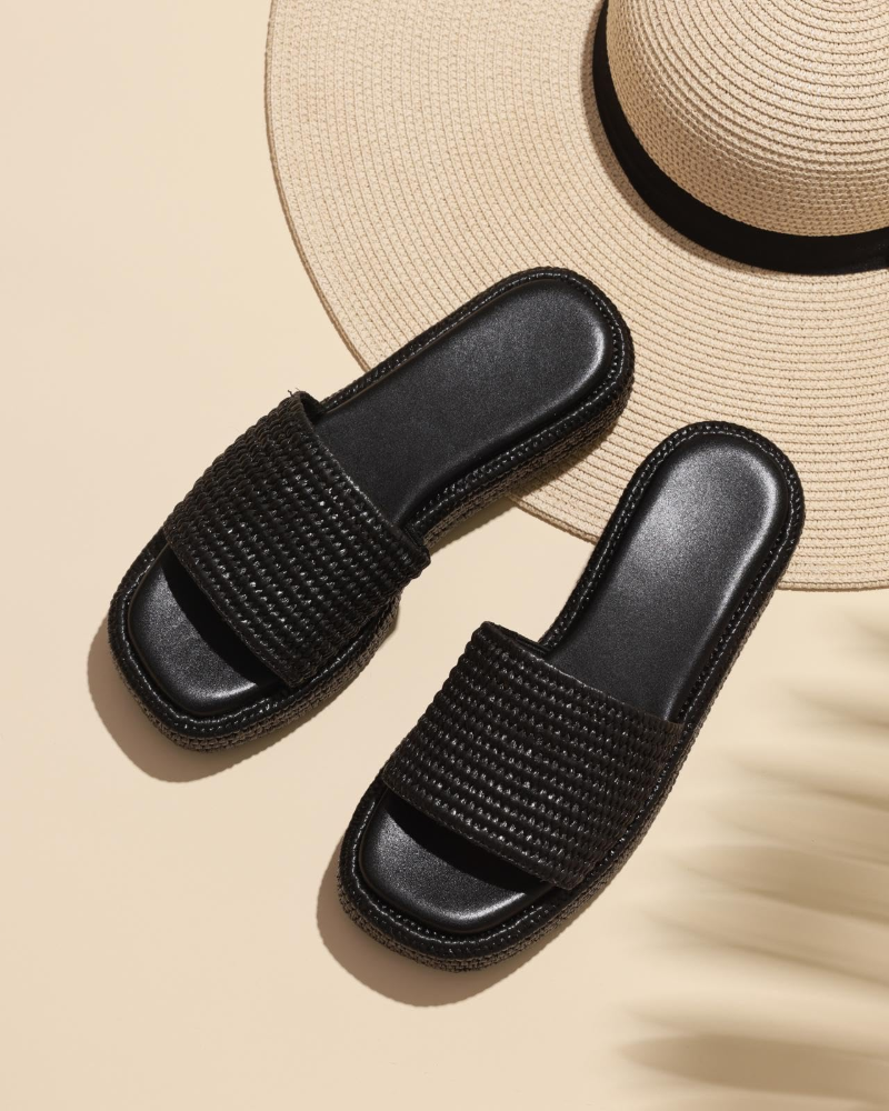Monica | Women’s Platform Espadrille Sandals With Slip On Bohemian