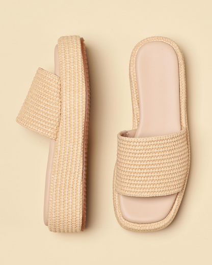 Monica | Women’s Platform Espadrille Sandals With Slip On Bohemian