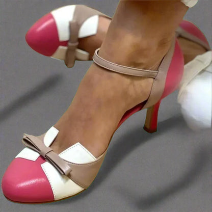 Therina | Elegant Heels with Anatomical Sole and Ankle Strap Design