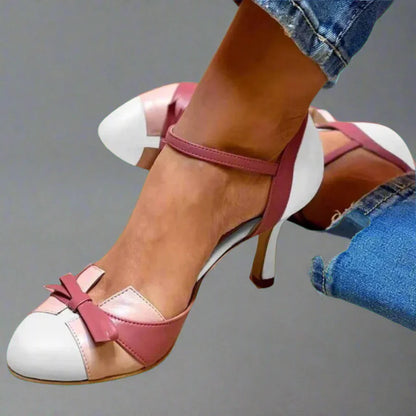 Therina | Elegant Heels with Anatomical Sole and Ankle Strap Design