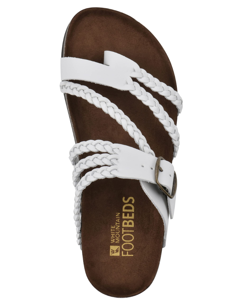 Nina | Women’s Braided Toe Ring Sandals With Adjustable Buckle
