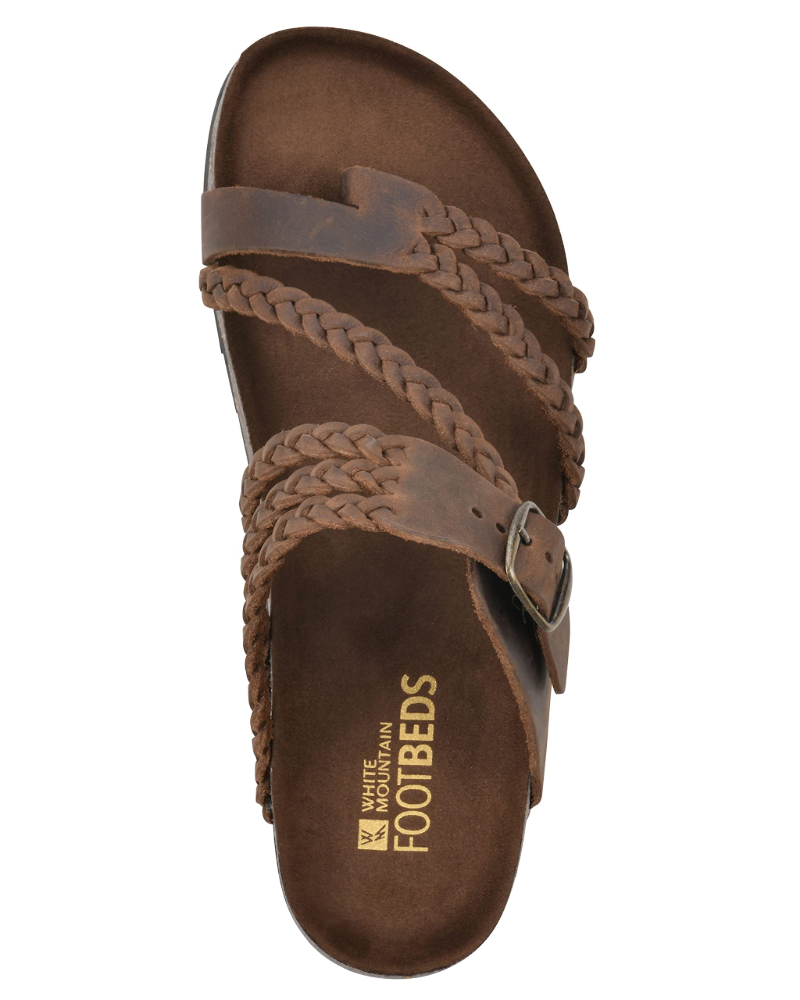 Nina | Women’s Braided Toe Ring Sandals With Adjustable Buckle