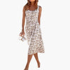 Floryn | Women’s Floral Dress With Round Neck Classic Style