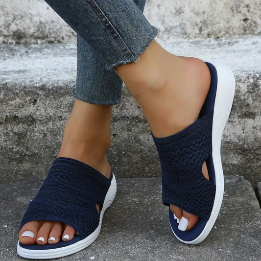 Olivia | Women orthopedic slide sandals with slip on style