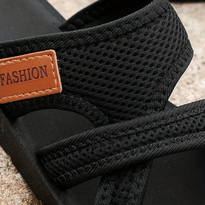 Madeline | Women flat sandals with slip on strap comfort fit