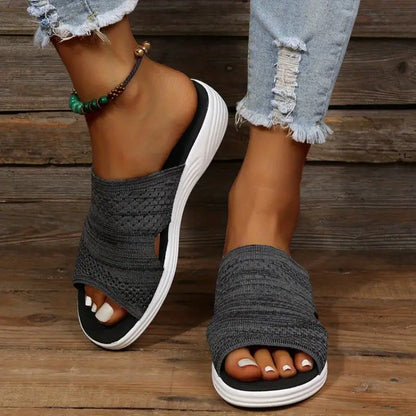 Selah | Women's slip on orthopedic sandals with knit upper