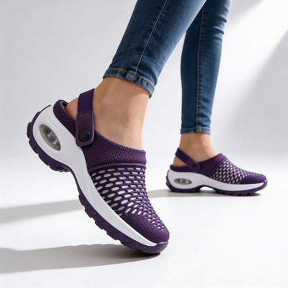Orlina | Orthopedic Aircool Sneakers with Cushioned Sole and Slip On Fit