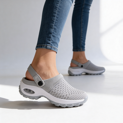 Orlina | Orthopedic Aircool Sneakers with Cushioned Sole and Slip On Fit