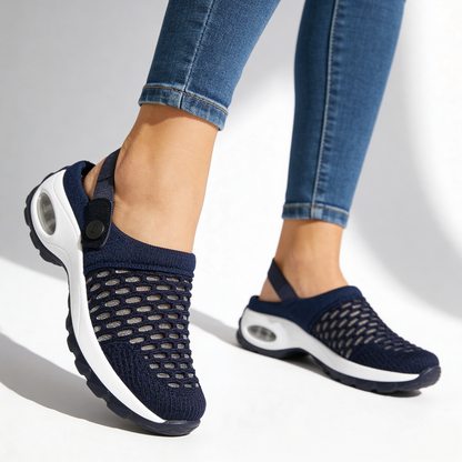 Orlina | Orthopedic Aircool Sneakers with Cushioned Sole and Slip On Fit