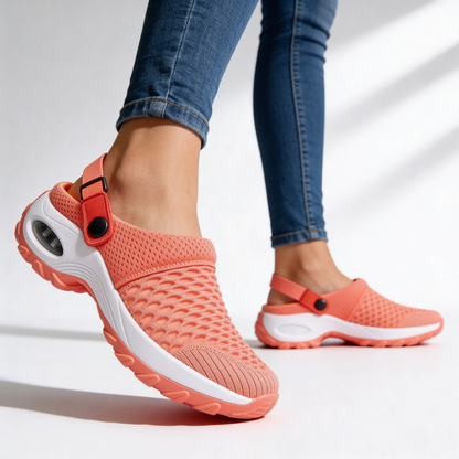 Orlina | Orthopedic Aircool Sneakers with Cushioned Sole and Slip On Fit