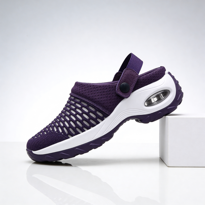 Orlina | Orthopedic Aircool Sneakers with Cushioned Sole and Slip On Fit