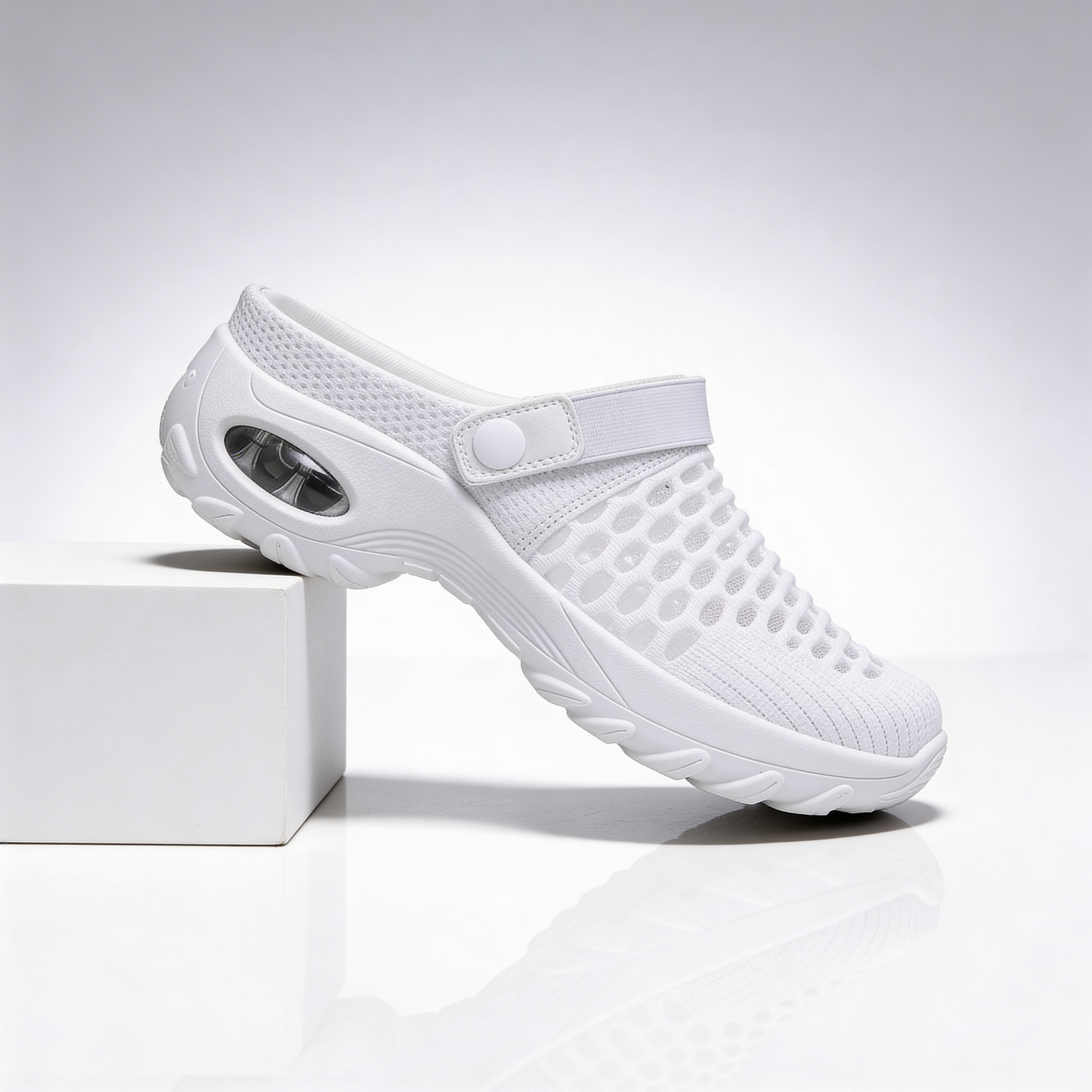 Orlina | Orthopedic Aircool Sneakers with Cushioned Sole and Slip On Fit