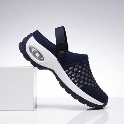 Orlina | Orthopedic Aircool Sneakers with Cushioned Sole and Slip On Fit