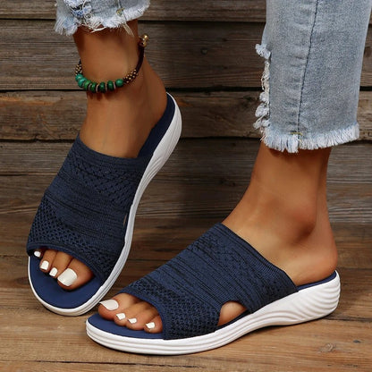 Olivia | Women orthopedic slide sandals with slip on style