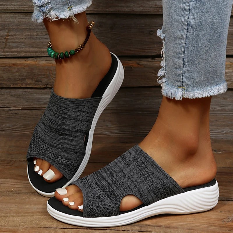 Selah | Women's slip on orthopedic sandals with knit upper